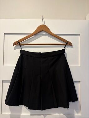 Aritzia Sunday Best Black Circle Skirt with Pleats
